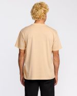 Essential Premium Wave Wash T-Shirt - Light Khaki - Image 2
