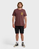 Sun Rays Premium Ww Short Sleeve T-Shirt - Plum - Image 3