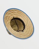 Tides Patch Straw Hat - Carolina Blue - Image 3