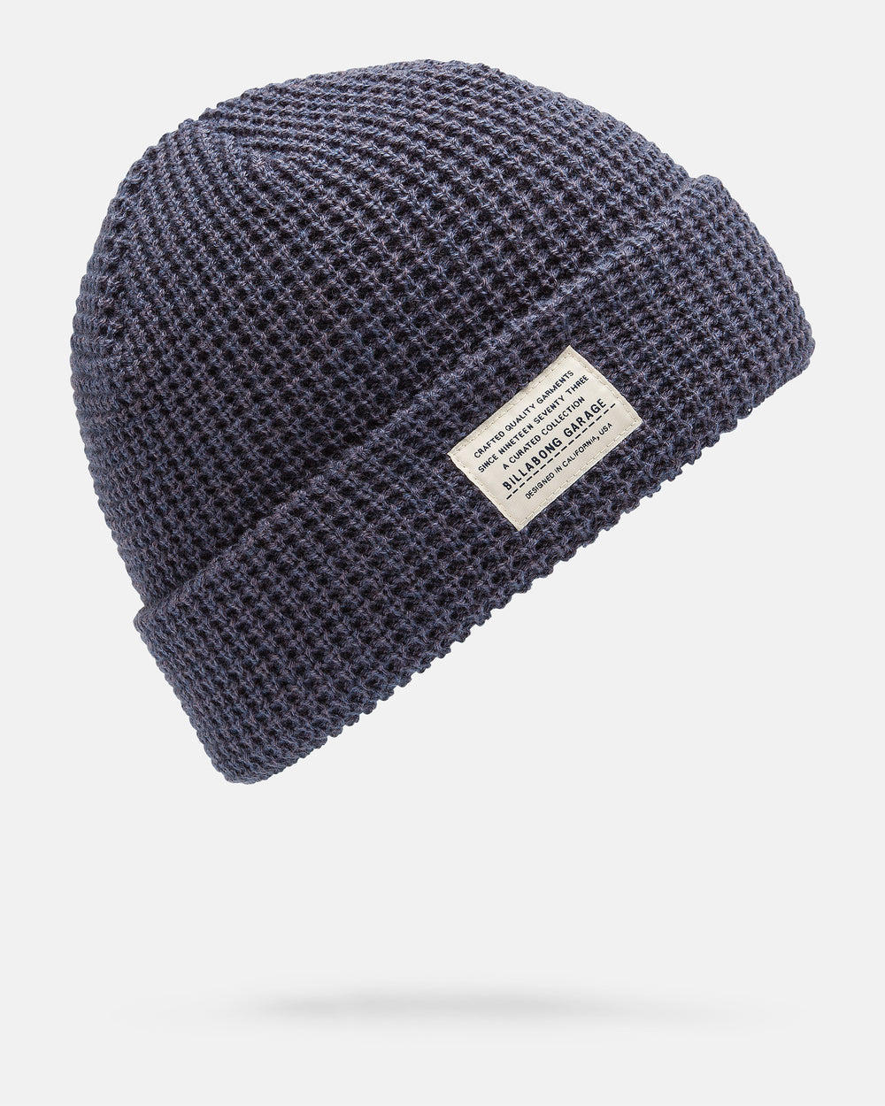 24A583502_AIN_FL-F.jpg The Label Garage Beanie - Aged Indigo - Image 1