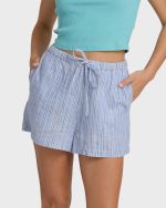 Wanderer Print Woven Shorts - Twilight Blue - Image 3