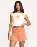 Gia Sweater Shorts - Sunset - Image 4