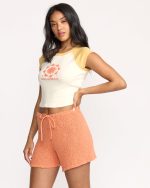Gia Sweater Shorts - Sunset - Image 6