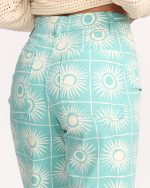 Free Fall Printed Twill Pants - Misty Blue - Image 7
