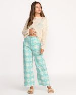 Free Fall Printed Twill Pants - Misty Blue - Image 5