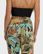 New Waves 2 Elastic Waist Pants - Black Multi - Image 5