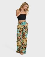 New Waves 2 Elastic Waist Pants - Black Multi - Image 2