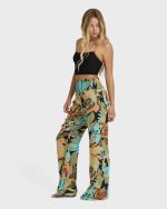 New Waves 2 Elastic Waist Pants - Black Multi - Image 4