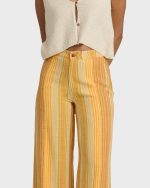 Hazy Daze Elastic Waist Pants - Brown Multi - Image 4