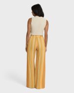 Hazy Daze Elastic Waist Pants - Brown Multi - Image 2