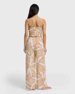 Tropic Breeze Elastic Waist Pants - Stone - Image 5