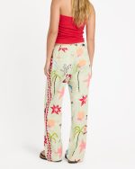 Lottie Hall Woven Elastic Waist Pants - Sunny Lime - Image 2