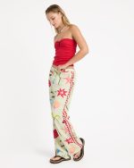 Lottie Hall Woven Elastic Waist Pants - Sunny Lime - Image 9
