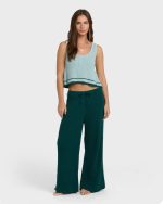 Summery Nights Sweaterpants - Spruce Green - Image 4