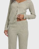 Hot Check Knitpants - Martini Olive - Image 2