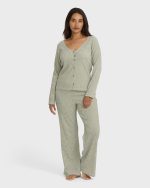 Hot Check Knitpants - Martini Olive - Image 7