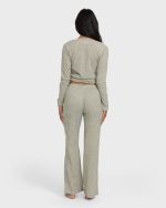 Hot Check Knitpants - Martini Olive - Image 4