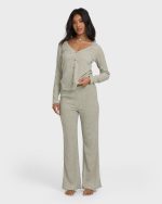 Hot Check Knitpants - Martini Olive - Image 3