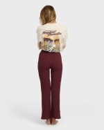 Fever Twist Knitpants - Pinot - Image 2