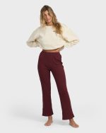 Fever Twist Knitpants - Pinot