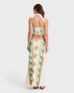 Tides Call Midi Skirt - Salt Crystal - Image 5