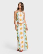 Tides Call Midi Skirt - Salt Crystal - Image 3