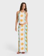 Tides Call Midi Skirt - Salt Crystal - Image 4