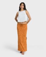 Vacation Dreams Skirt - Tangerine - Image 2