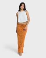 Vacation Dreams Skirt - Tangerine - Image 4