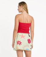 Lottie Hall Woven Mini Skirt - Sunny Lime - Image 4