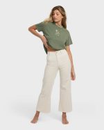 Free Fall High-Waist Cord Pants - Whitecap - Image 8