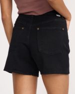 Shifter Denim Shorts - Black - Image 6