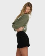 Shifter Denim Shorts - Black - Image 3