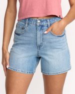 Shifter Denim Shorts - Shaded Wash - Image 4