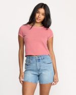 Shifter Denim Shorts - Shaded Wash