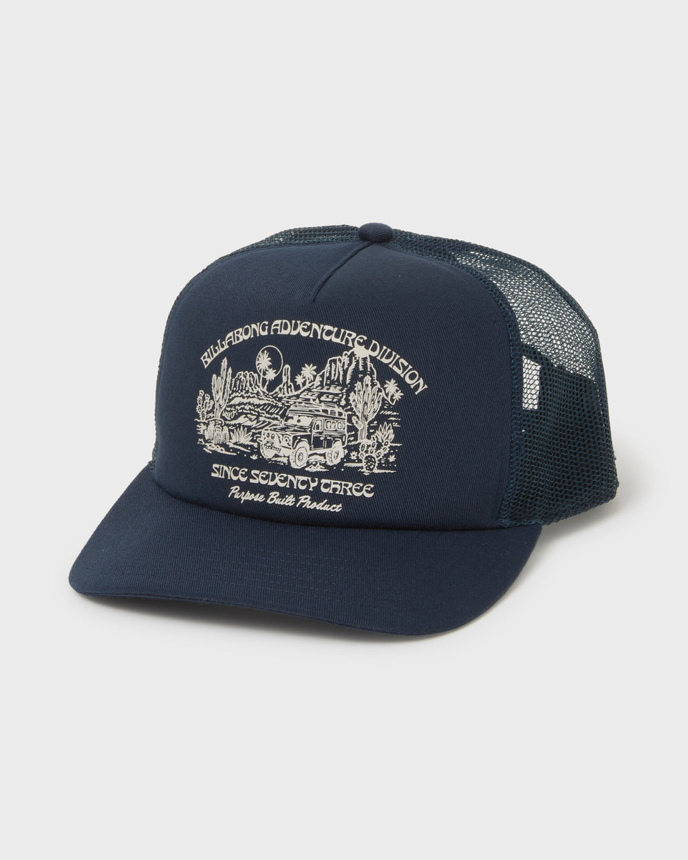 24D551619_KPT0_FL-F.jpg Adiv Foamie Trucker Hat - Navy - Image 1
