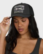 Shadow Tropics Hi Trucker Hat - Black Pebble - Image 2