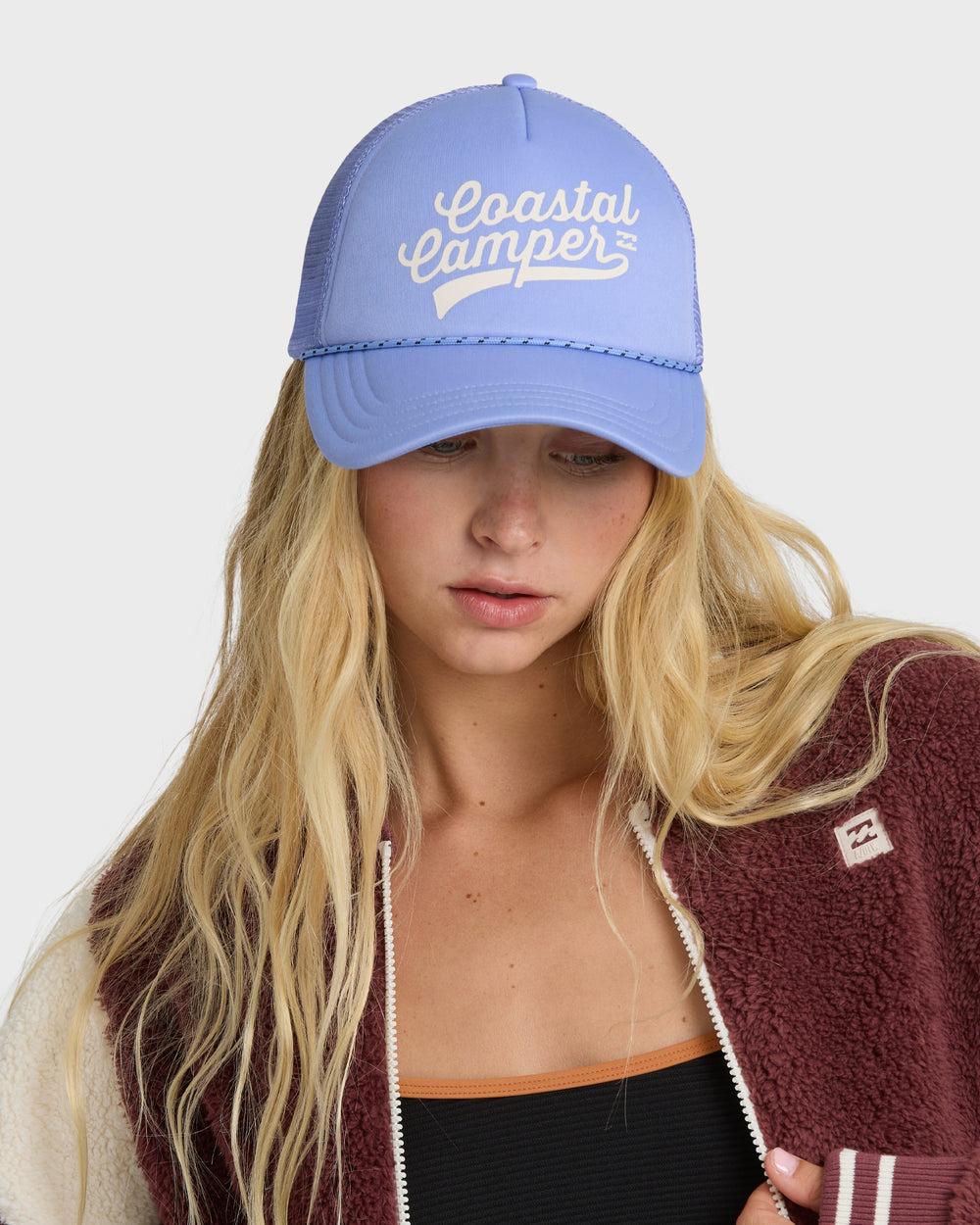 24E551600_FBL_OM-2.jpg Adiv Trucker Hat - French Blue - Image 1