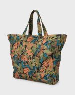 Poppins Playa Zip Top Tote - Black Multi - Image 5