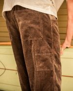 Larry Cord Garage Pants - Chocolate