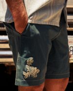 Austin Garage Lo Tides 19" Boardshorts - Teal - Image 7
