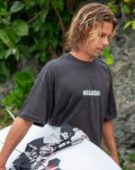 Marrow OG Short Sleeve Knit T-Shirt - Washed Black - Image 2