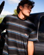 Baxter Short Sleeve Pocket Tee - Black - Image 3