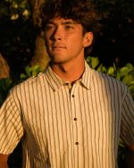 Vista Short Sleeve Woven Shirt - Off White - Image 3
