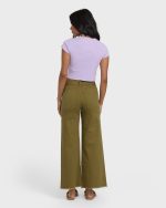 Free Fall High-Waist Twill Pants - Martini Olive - Image 3