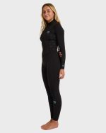 3/2mm Absolute Core GBS Back Zip Full Wetsuit - Black - Image 3