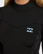 4/3mm Absolute Core Back Zip Full Wetsuit - Black - Image 4
