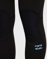 4/3mm Absolute Core Back Zip Full Wetsuit - Black - Image 6
