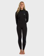 4/3mm Absolute Core Back Zip Full Wetsuit - Black