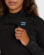 4/3mm Absolute Core Chest Zip Full Wetsuit - Black - Image 6